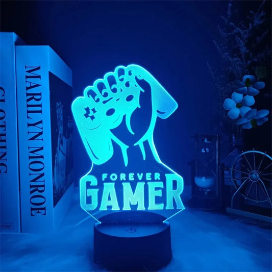 'Forever Gamer' LED Gaming Light