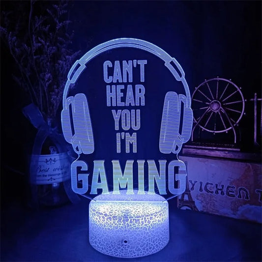 'Can't Hear You'  LED Gaming Light